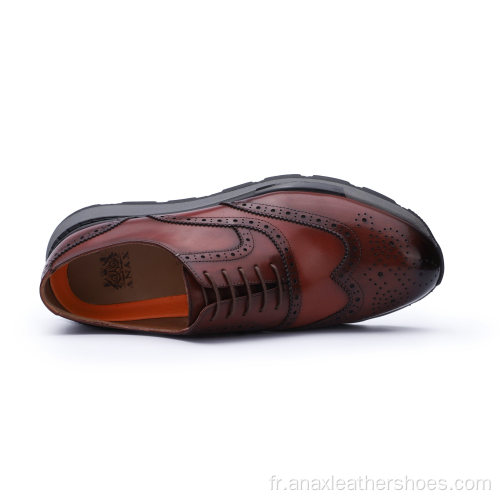 Chaussures en cuir confortables pour hommes